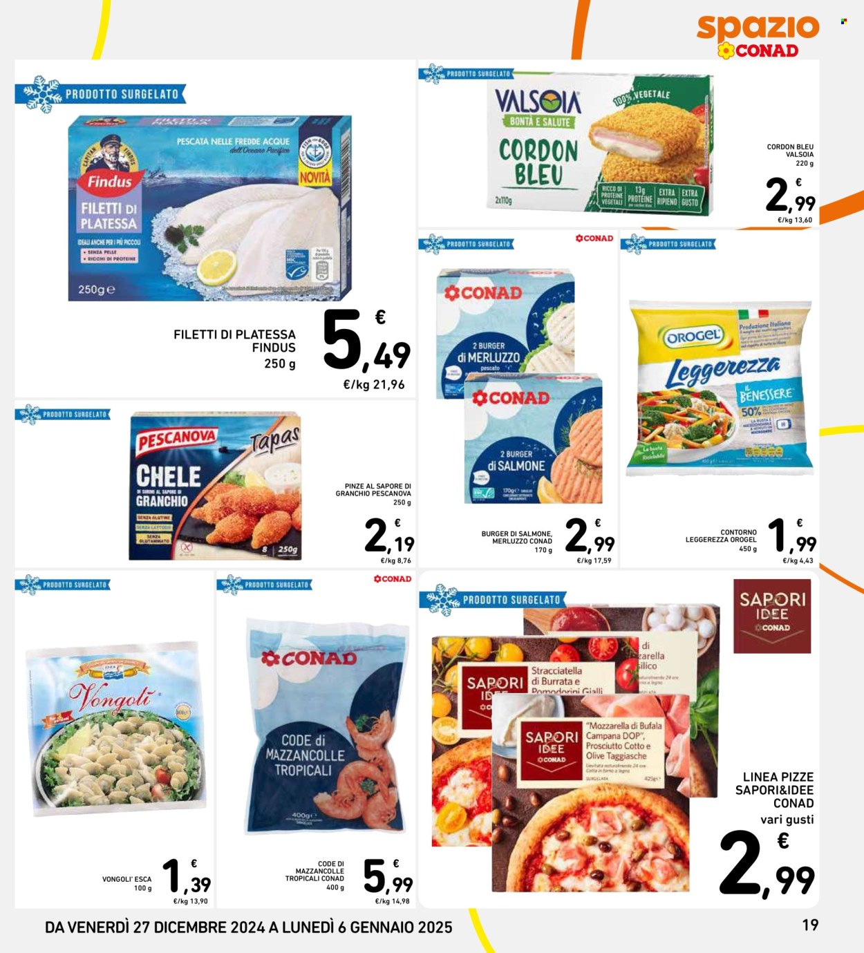 Leták Spazio Conad - 27.12.2024 - 6.1.2025. Strana 19