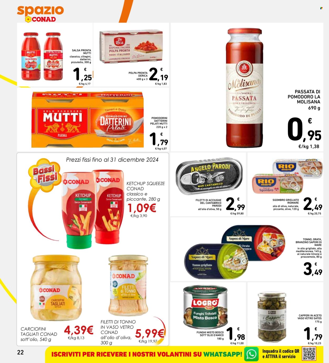 Leták Spazio Conad - 27.12.2024 - 6.1.2025. Strana 22