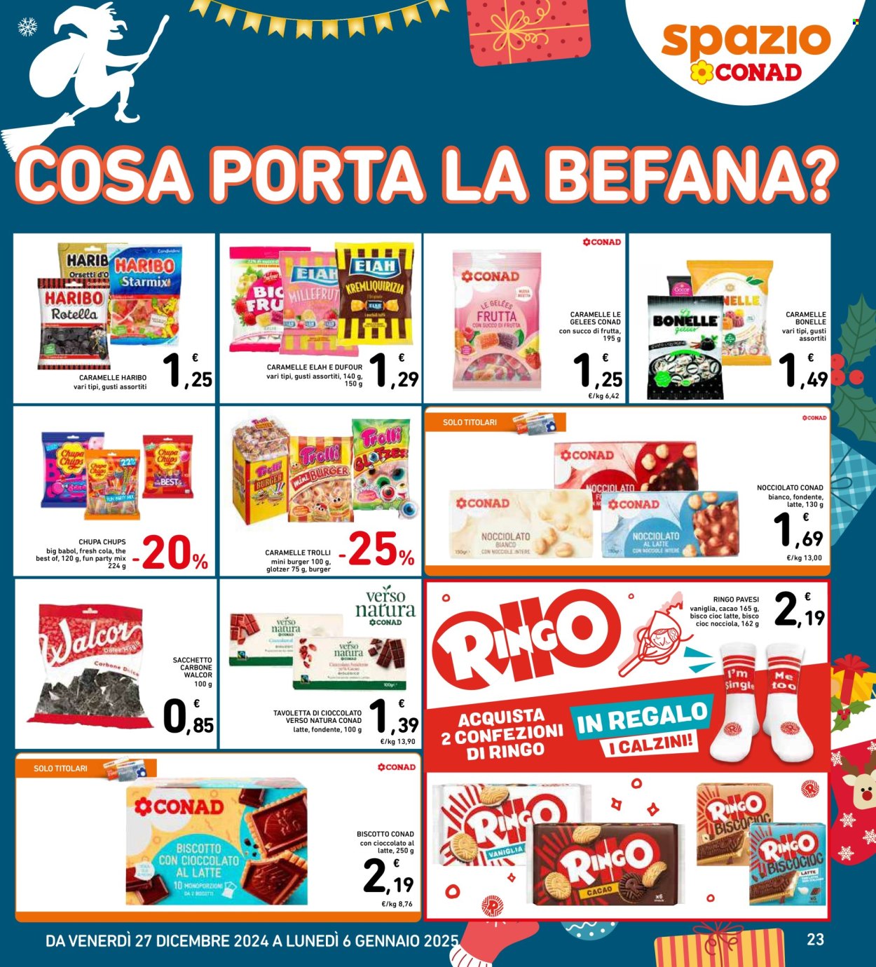 Leták Spazio Conad - 27.12.2024 - 6.1.2025. Strana 23