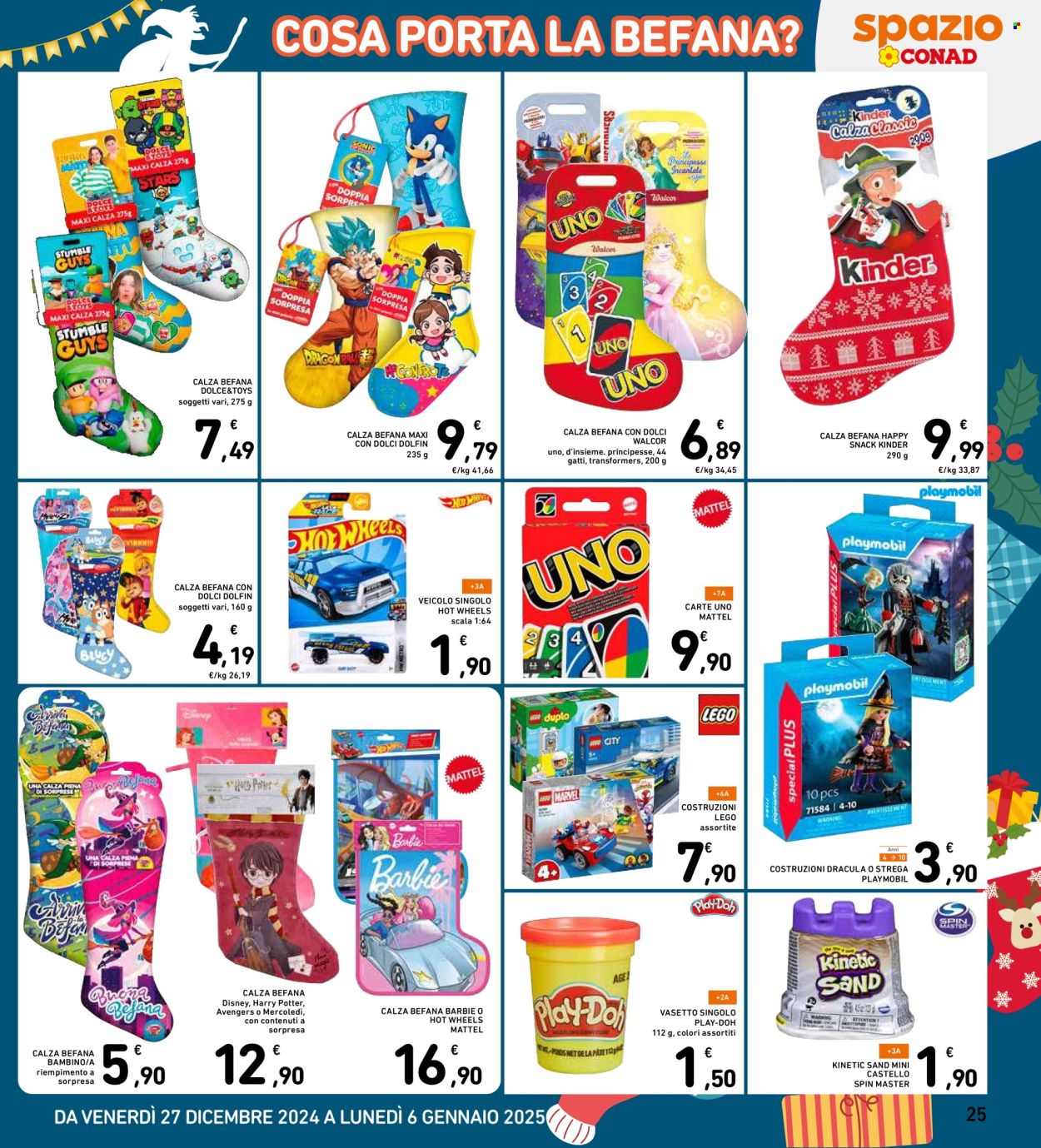 Leták Spazio Conad - 27.12.2024 - 6.1.2025. Strana 25