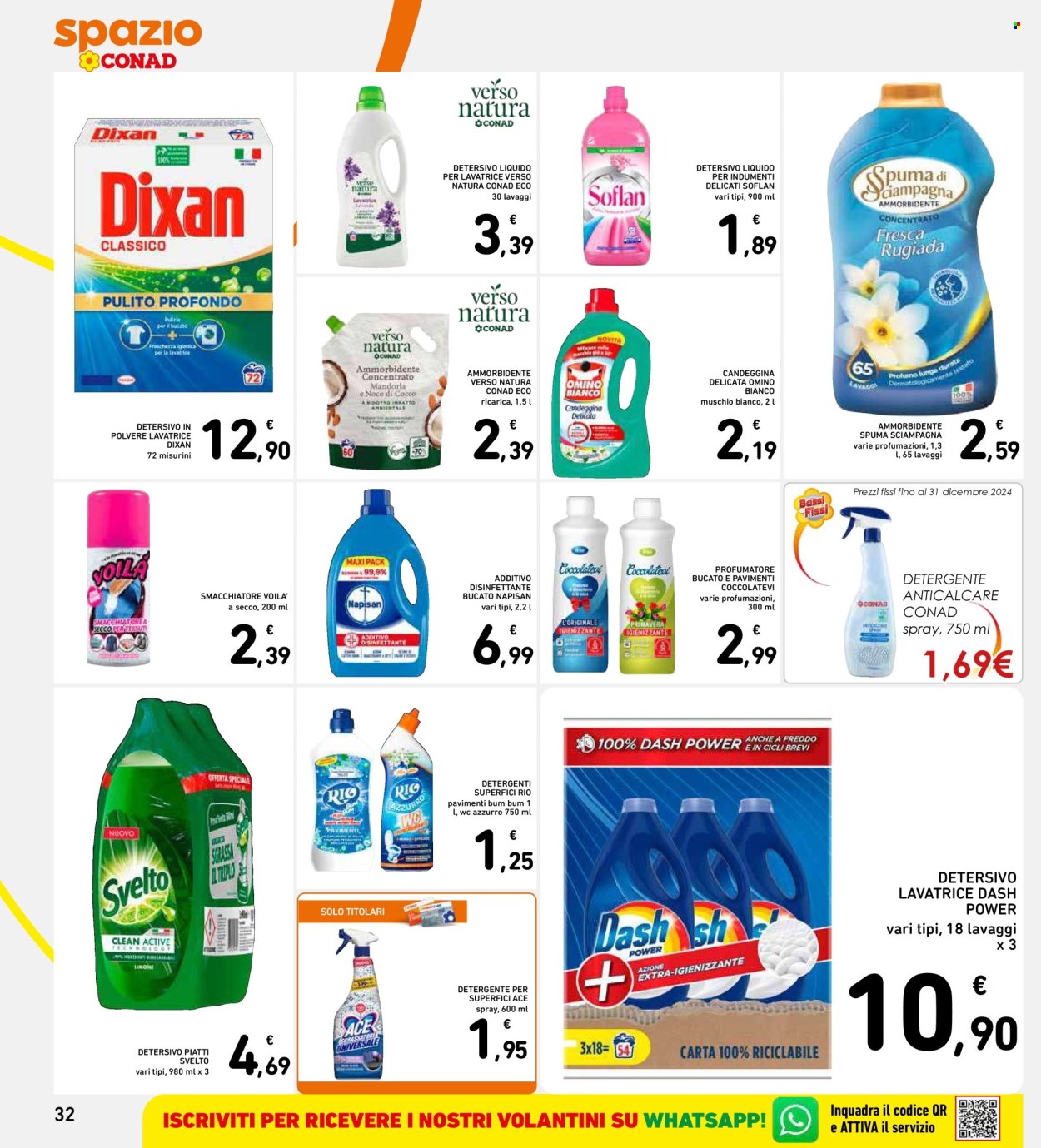 Leták Spazio Conad - 27.12.2024 - 6.1.2025. Strana 32