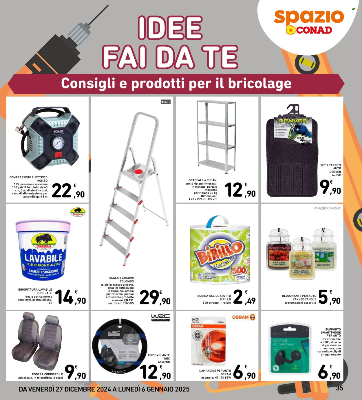 Leták Spazio Conad - 27.12.2024 - 6.1.2025. Strana 35
