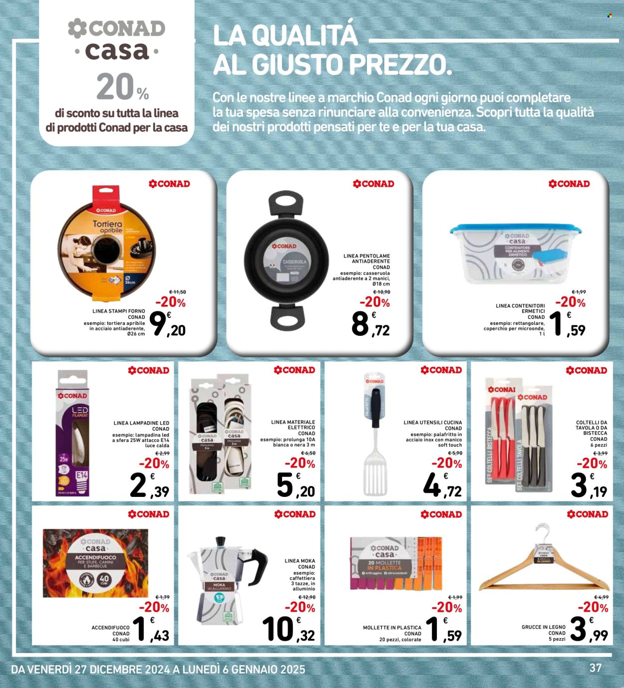 Leták Spazio Conad - 27.12.2024 - 6.1.2025. Strana 37