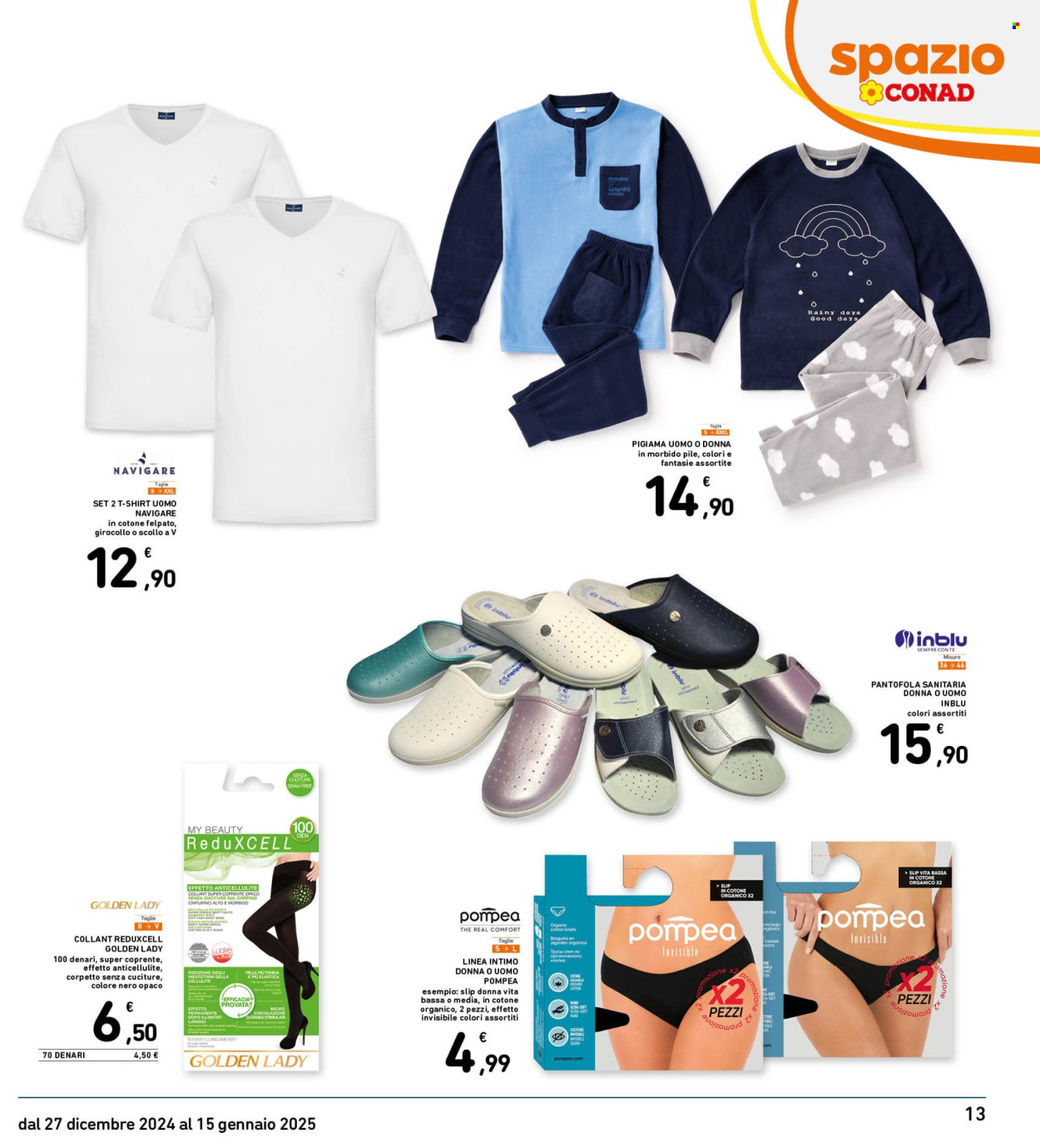Leták Spazio Conad - 27.12.2024 - 7.1.2025. Strana 13
