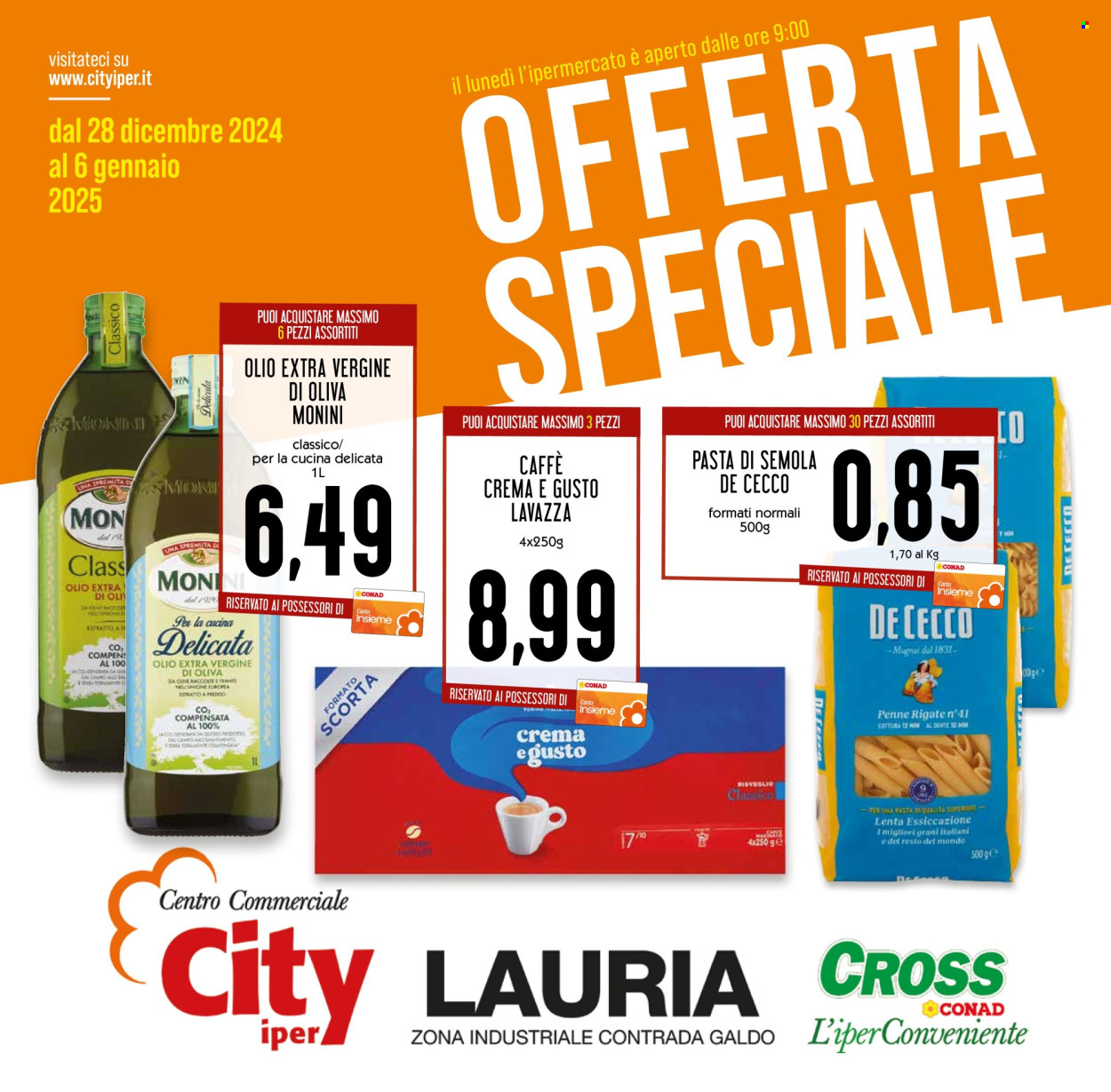 Leták Conad Superstore - 28.12.2024 - 6.1.2025. Strana 1