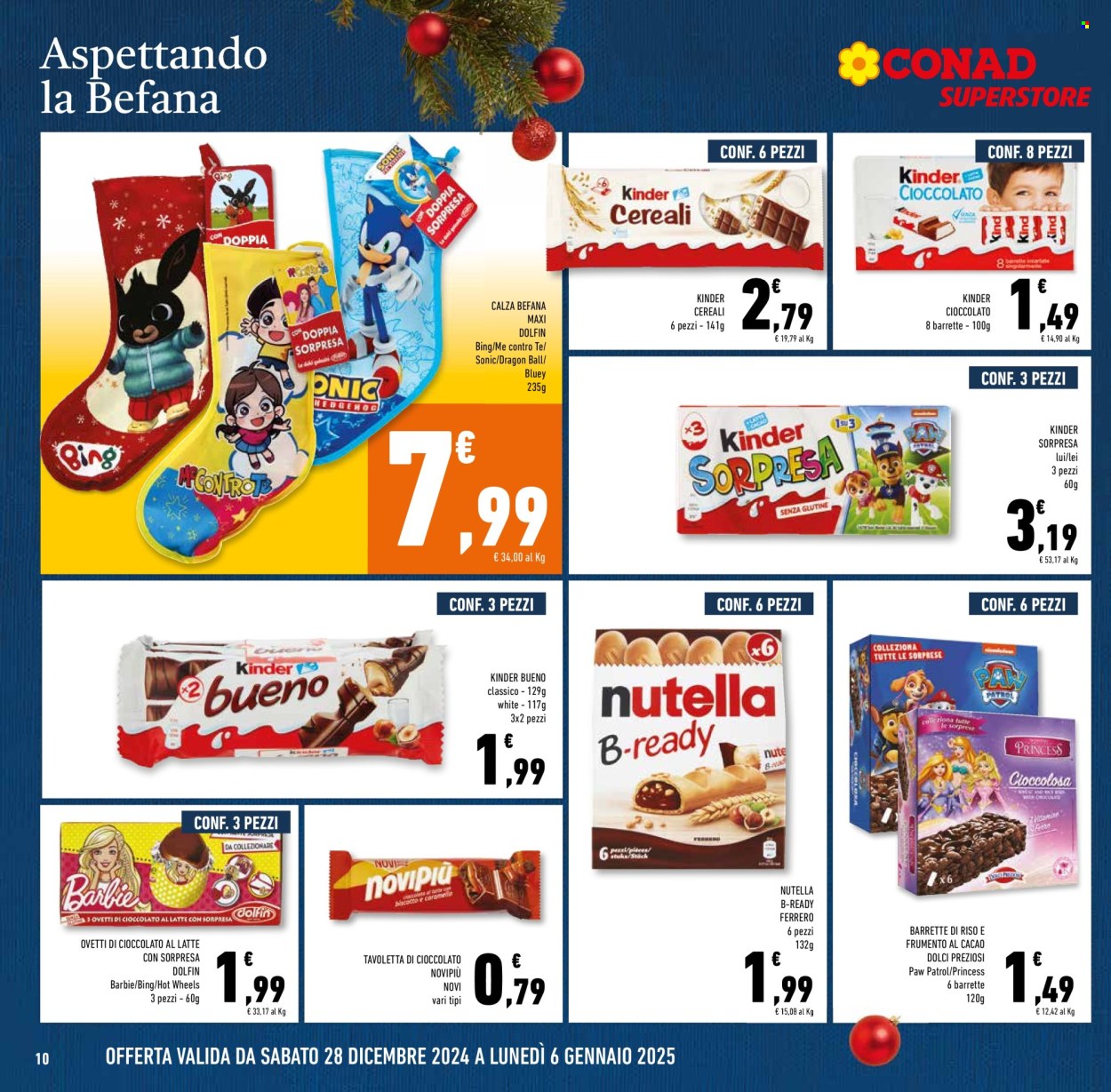 Leták Conad Superstore - 28.12.2024 - 6.1.2025. Strana 10