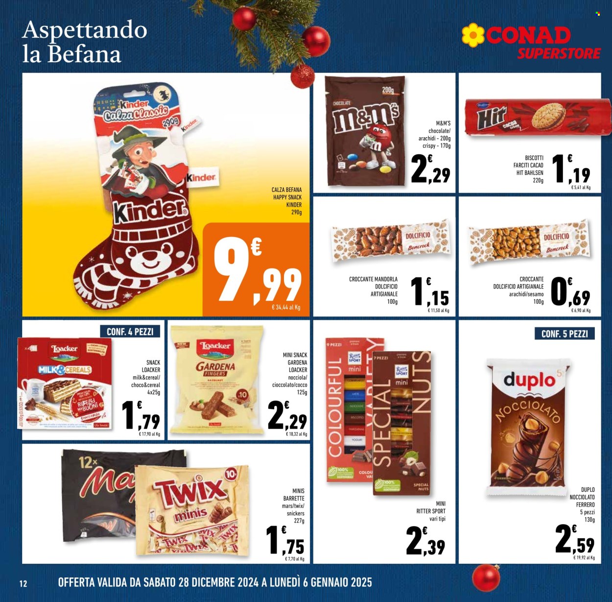 Leták Conad Superstore - 28.12.2024 - 6.1.2025. Strana 12