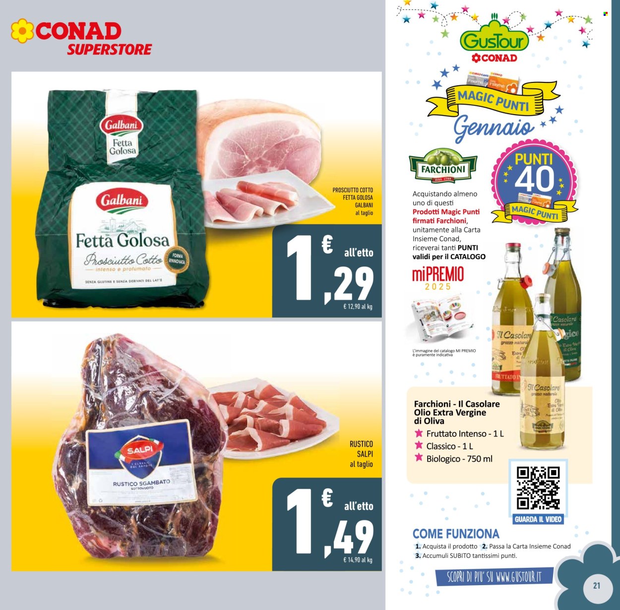 Leták Conad Superstore - 28.12.2024 - 6.1.2025. Strana 21