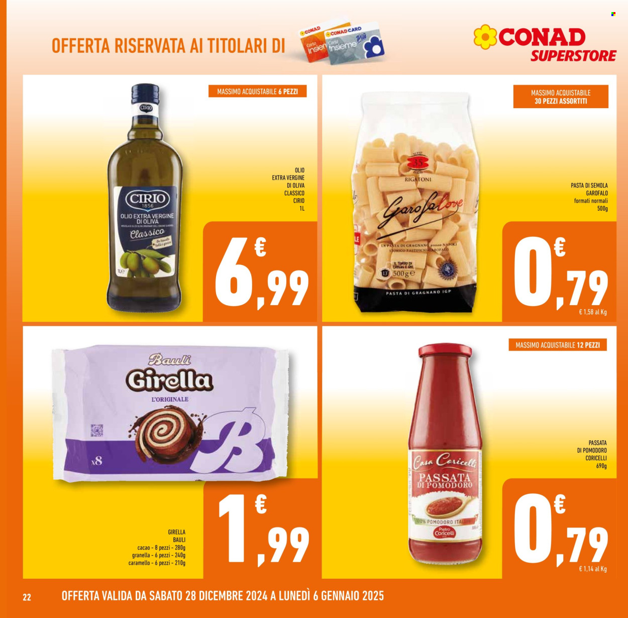 Volantino Conad Superstore - 28/12/2024 - 6/1/2025. Pagina 22