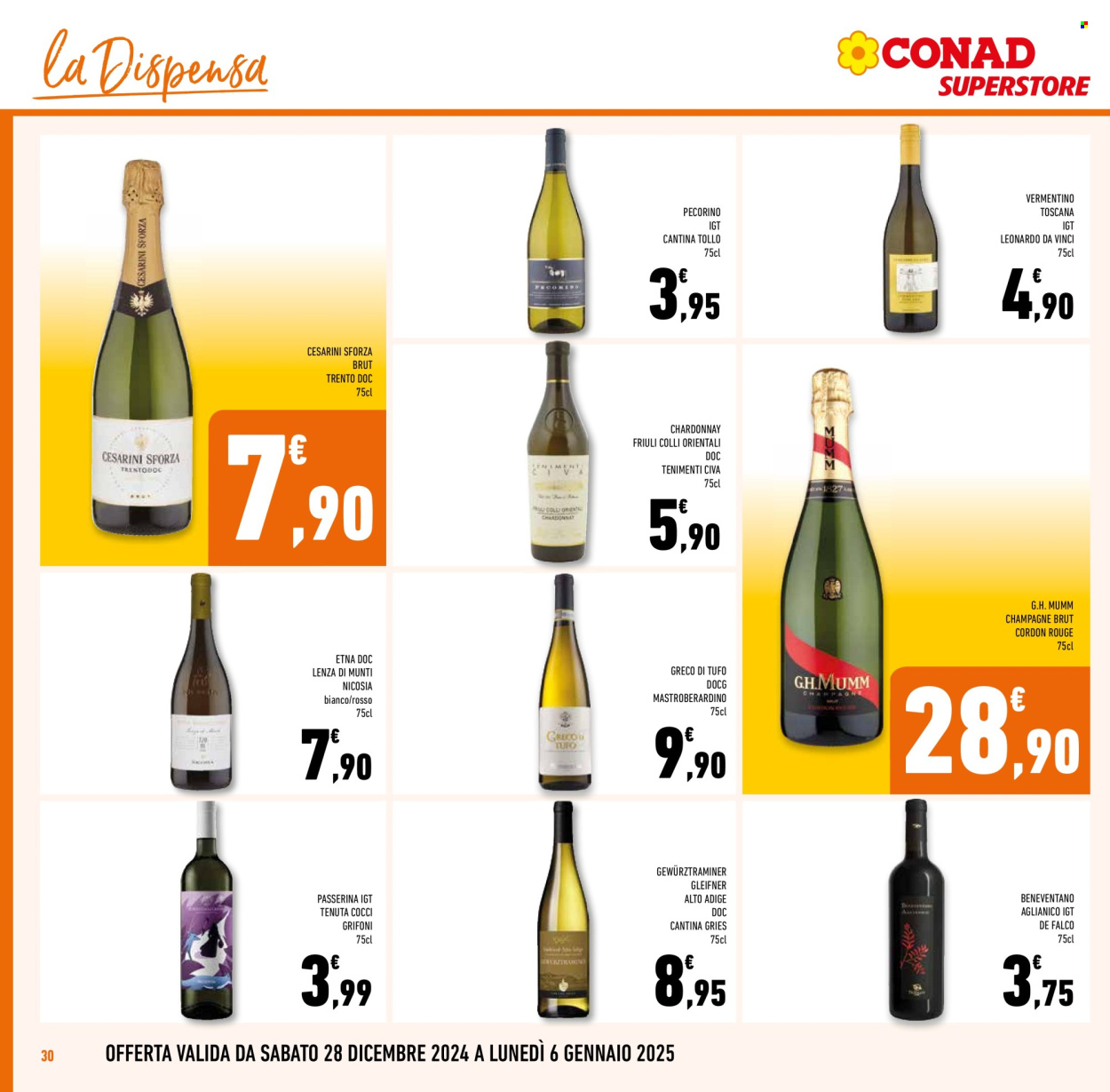 Volantino Conad Superstore - 28/12/2024 - 6/1/2025. Pagina 30