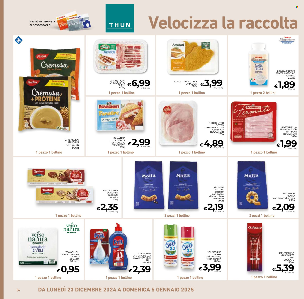 Leták Conad Superstore - 28.12.2024 - 6.1.2025. Strana 34
