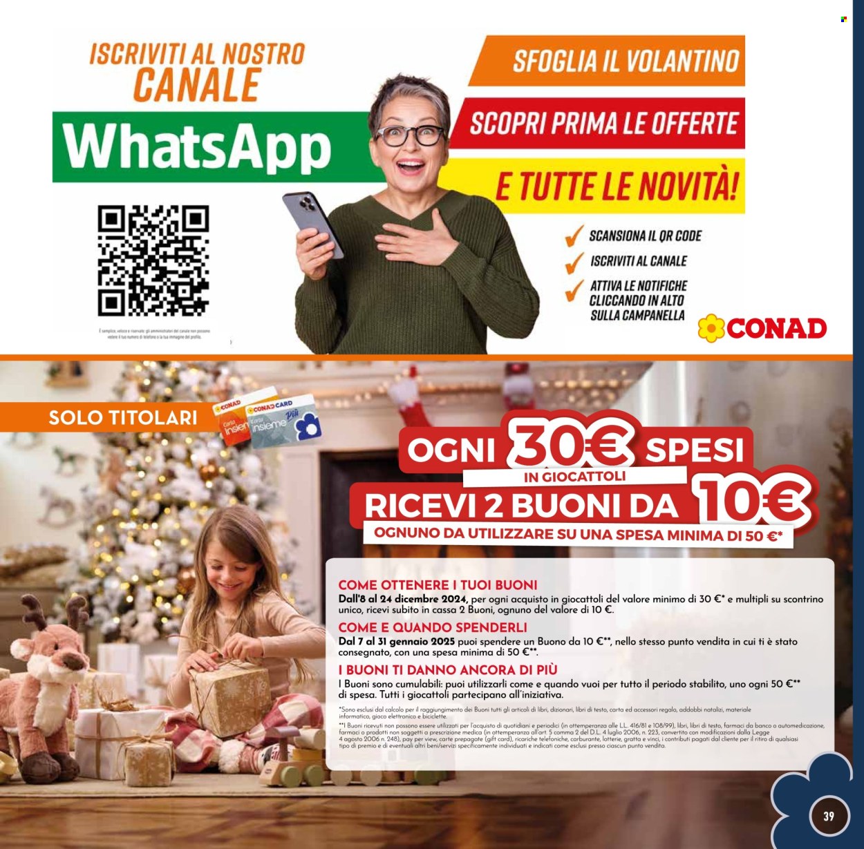 Leták Conad Superstore - 28.12.2024 - 6.1.2025. Strana 39