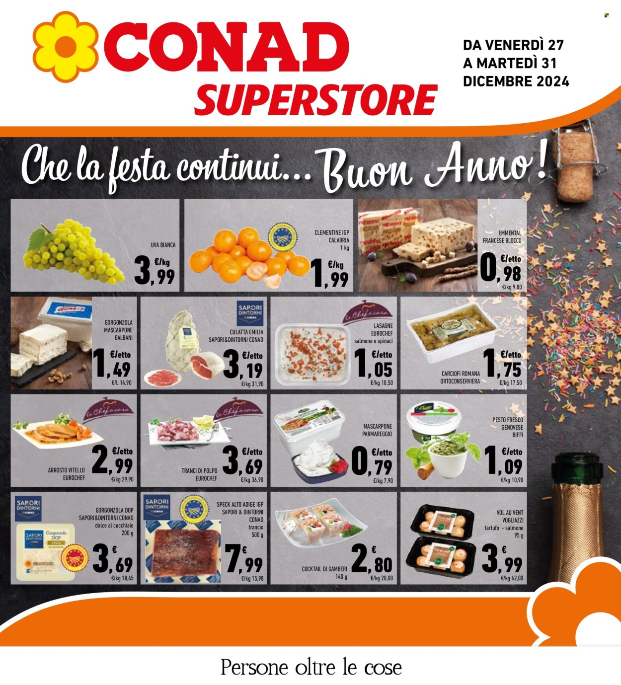 Leták Conad Superstore - 27.12.2024 - 31.12.2024. Strana 1