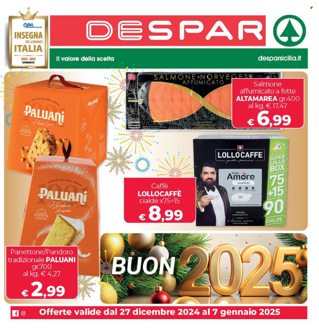 Volantino Despar - 27/12/2024 - 7/1/2025. Pagina 1