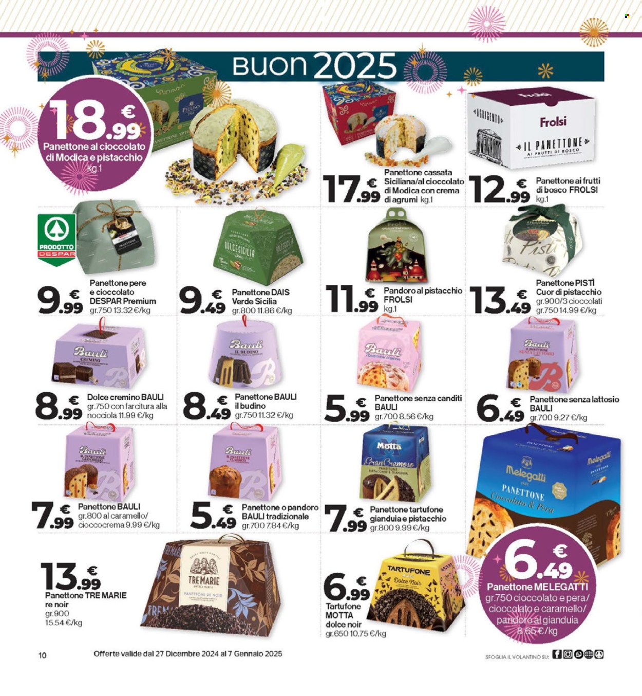 Volantino Eurospar - 27/12/2024 - 7/1/2025. Pagina 10