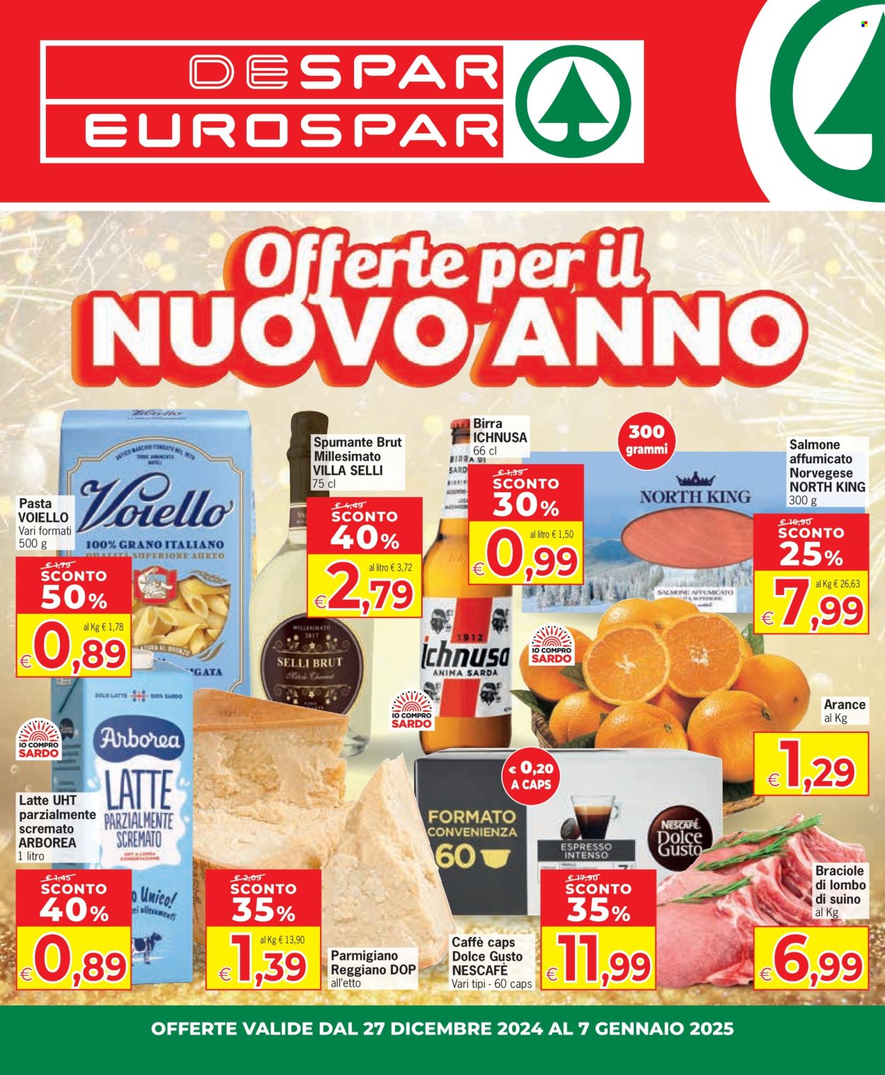 Leták Eurospar - 27.12.2024 - 7.1.2025. Strana 1