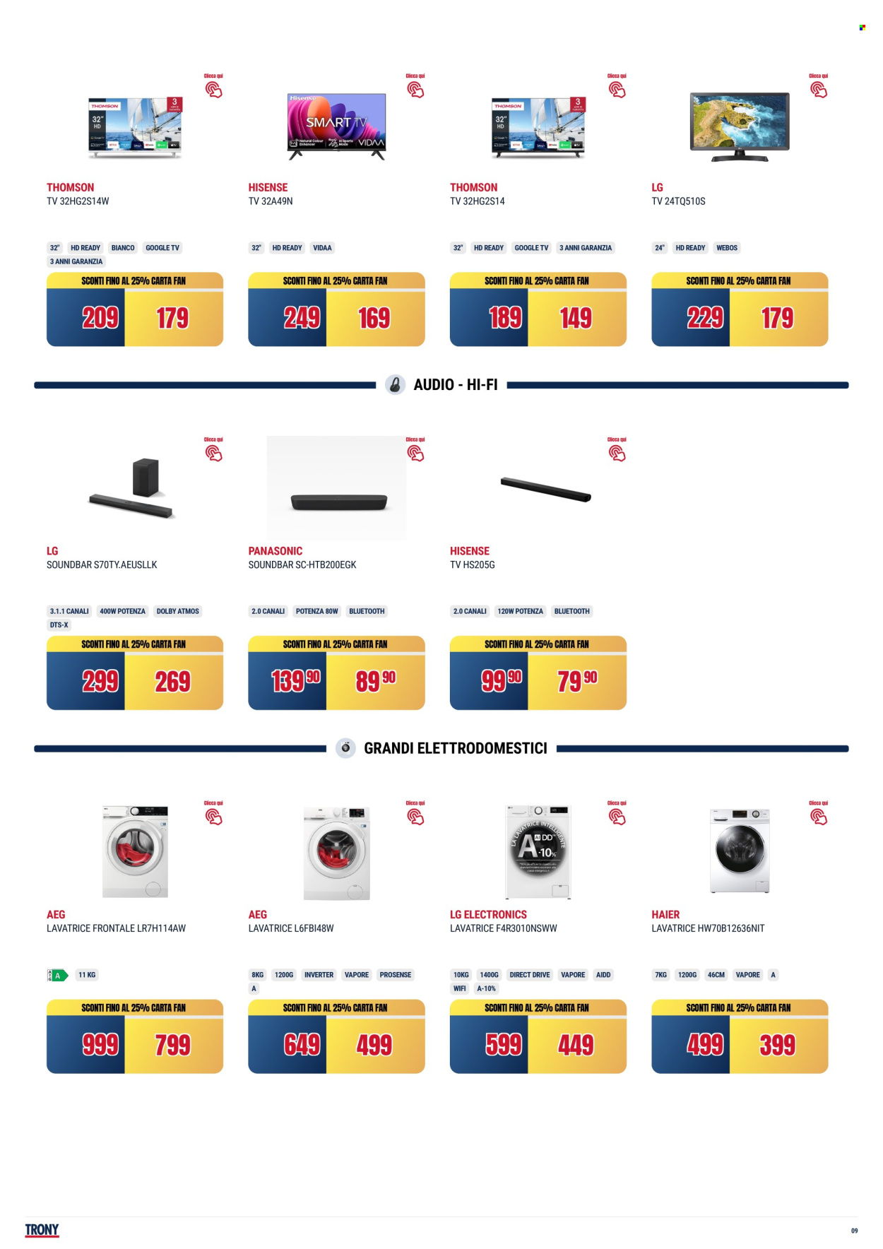 Volantino Trony - 27/12/2024 - 15/1/2025. Pagina 9