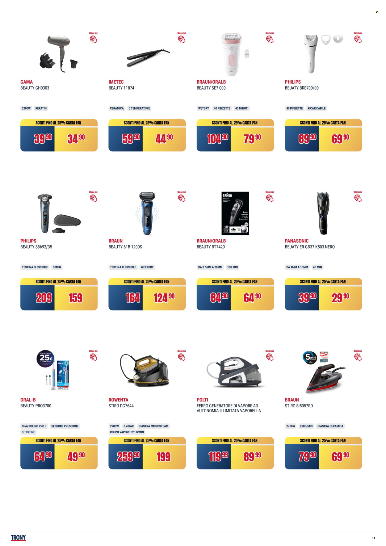 Volantino Trony - 27/12/2024 - 15/1/2025. Pagina 14