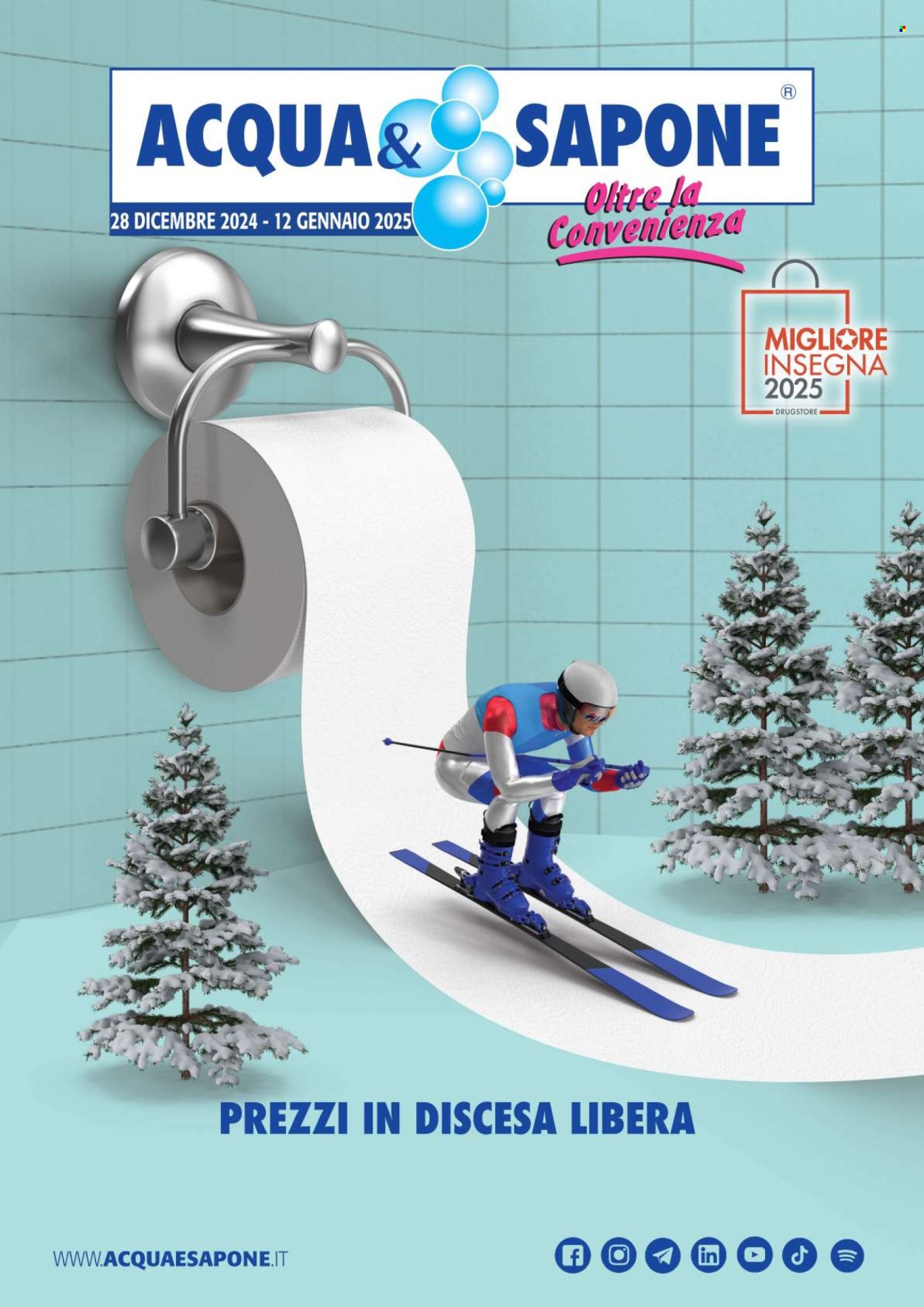 Volantino Acqua & Sapone - 28/12/2024 - 12/1/2025. Pagina 1