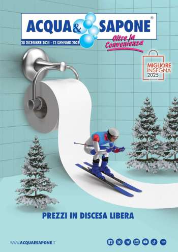 Volantino Acqua & Sapone - 28/12/2024 - 12/1/2025.