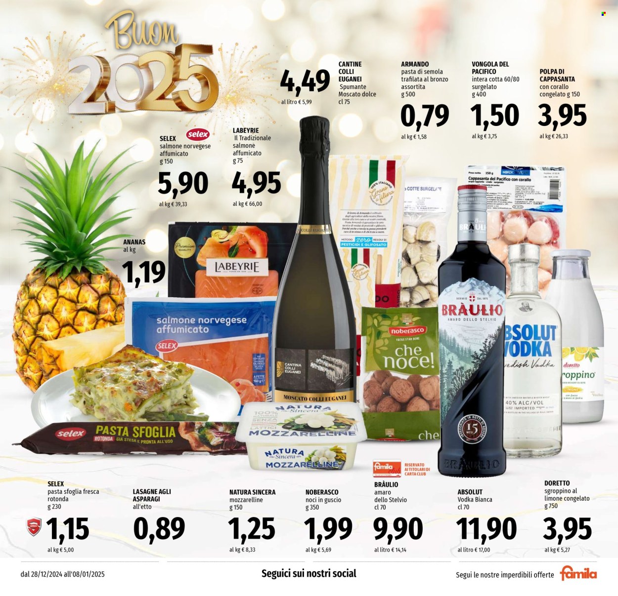 Volantino Famila - 28/12/2024 - 8/1/2025. Pagina 3