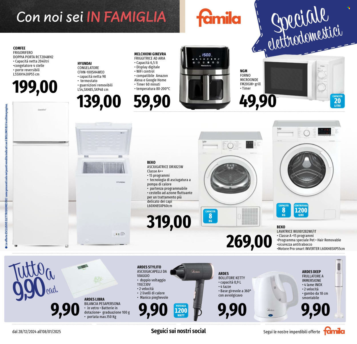 Volantino Famila - 28/12/2024 - 8/1/2025. Pagina 21