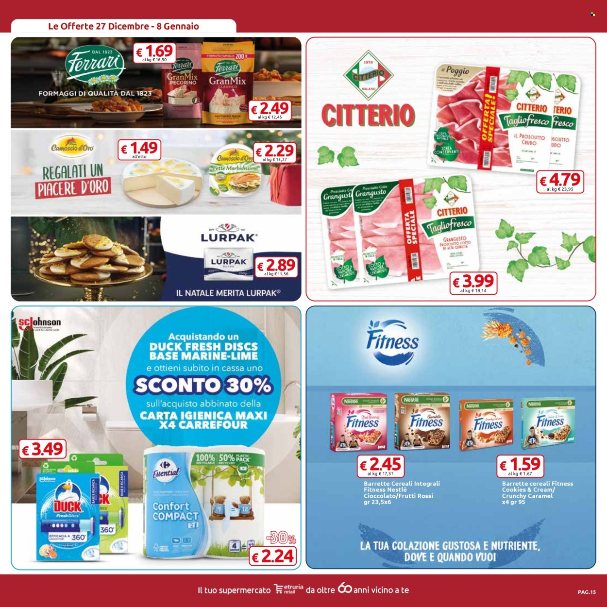 Leták Carrefour - 27.12.2024 - 8.1.2025. Strana 15