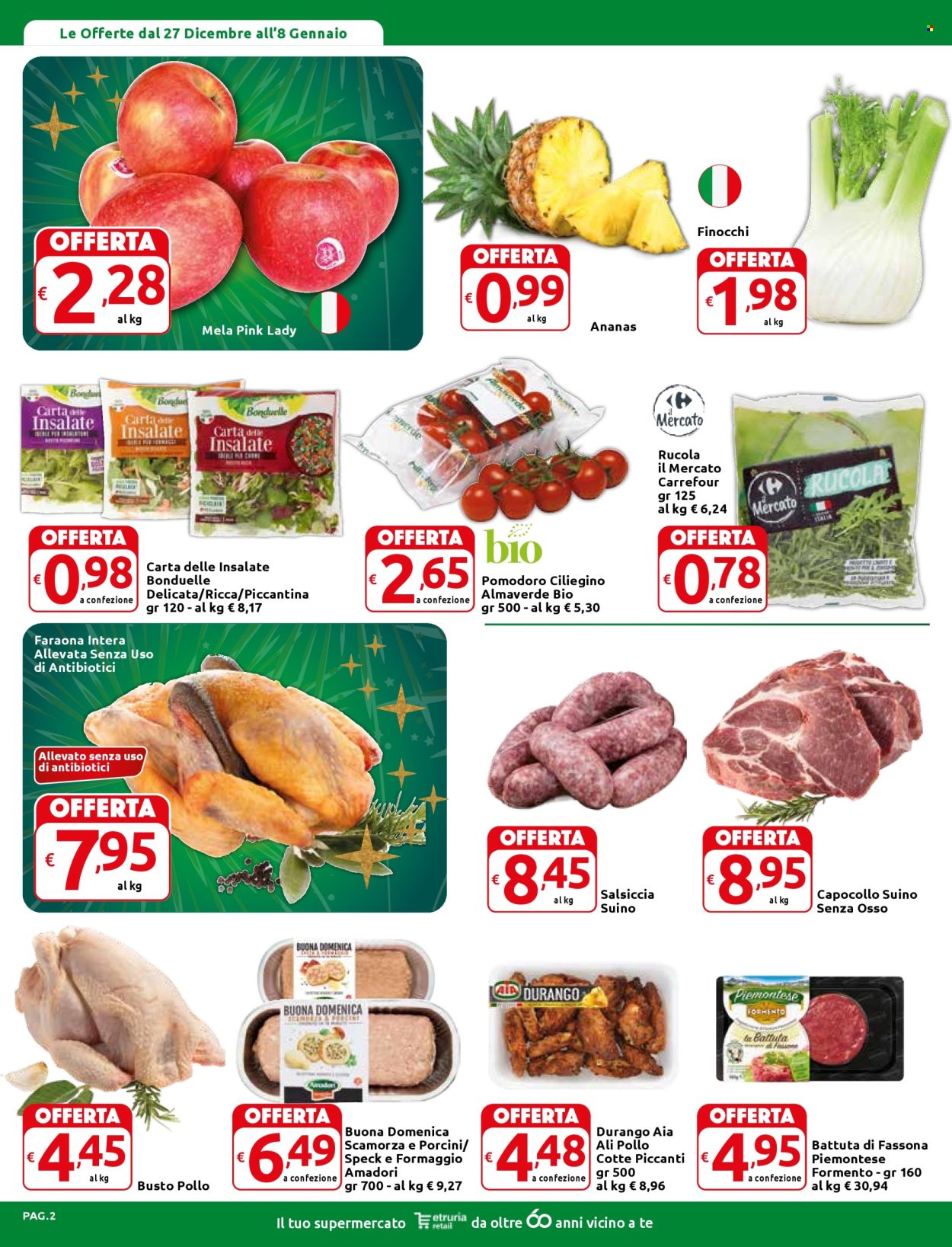 Leták Carrefour - 27.12.2024 - 8.1.2025. Strana 2