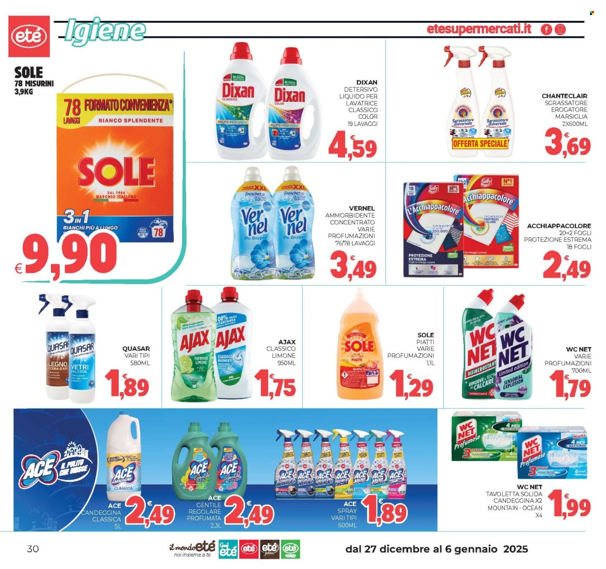 Volantino Eté - 27/12/2024 - 6/1/2025. Pagina 30