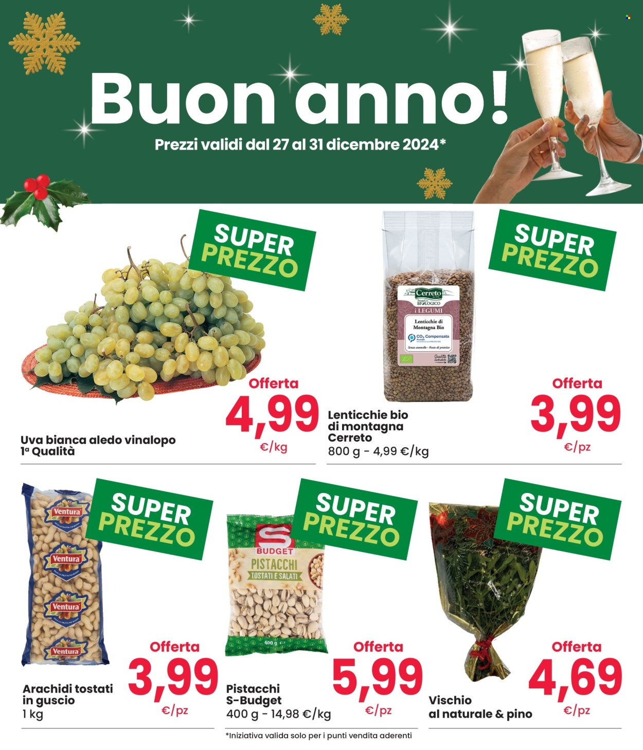 Leták Interspar - 27.12.2024 - 31.12.2024. Strana 1