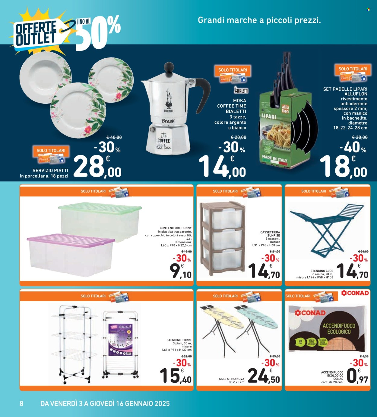 Volantino Spazio Conad - 3/1/2025 - 16/1/2025. Pagina 8