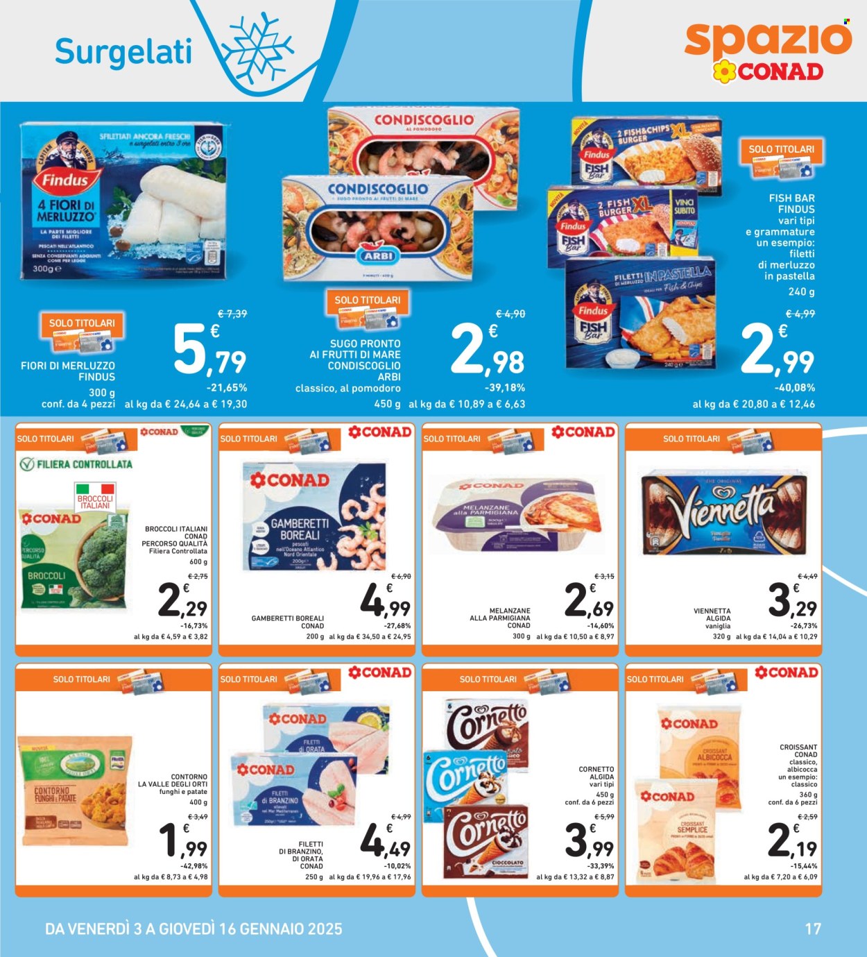 Leták Spazio Conad - 3.1.2025 - 16.1.2025. Strana 17