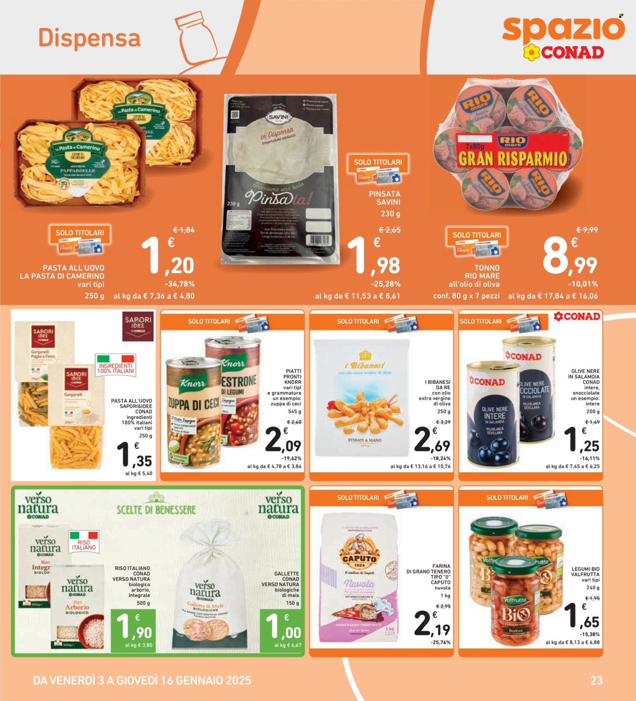 Volantino Spazio Conad - 3/1/2025 - 16/1/2025. Pagina 23