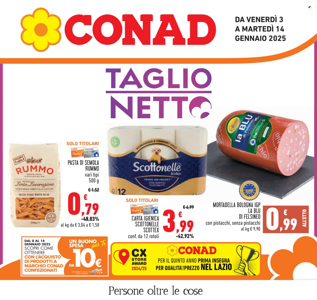 Volantino Conad - 3/1/2025 - 14/1/2025. Pagina 1