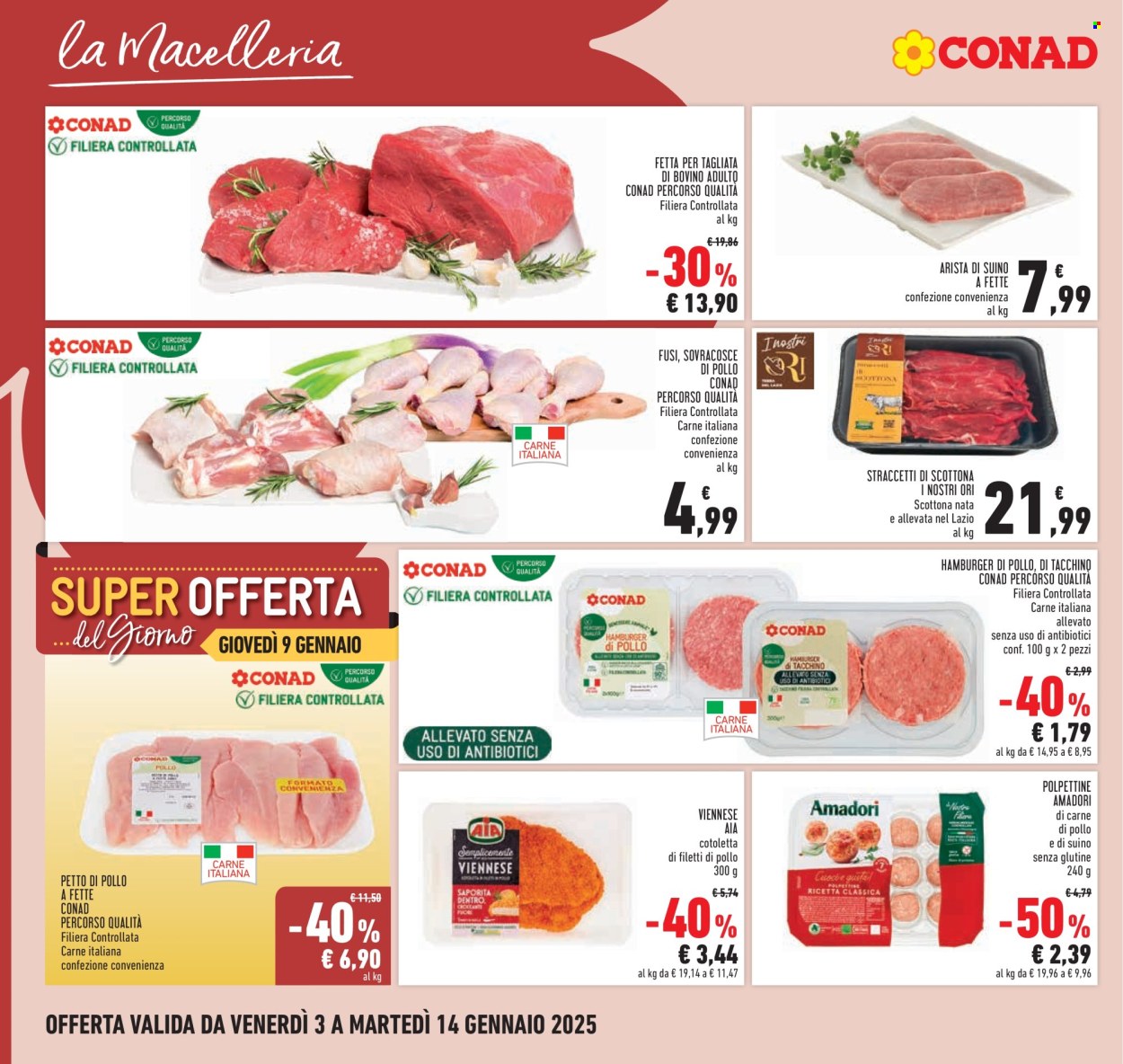 Leták Conad - 3.1.2025 - 14.1.2025. Strana 2