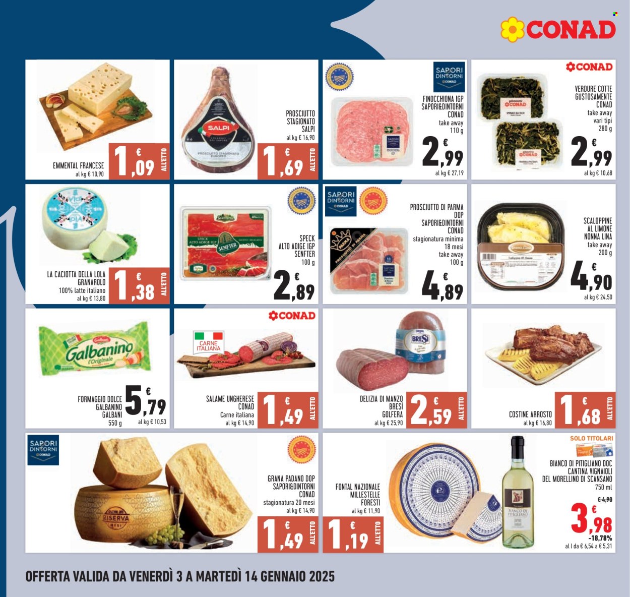 Volantino Conad - 3/1/2025 - 14/1/2025. Pagina 6