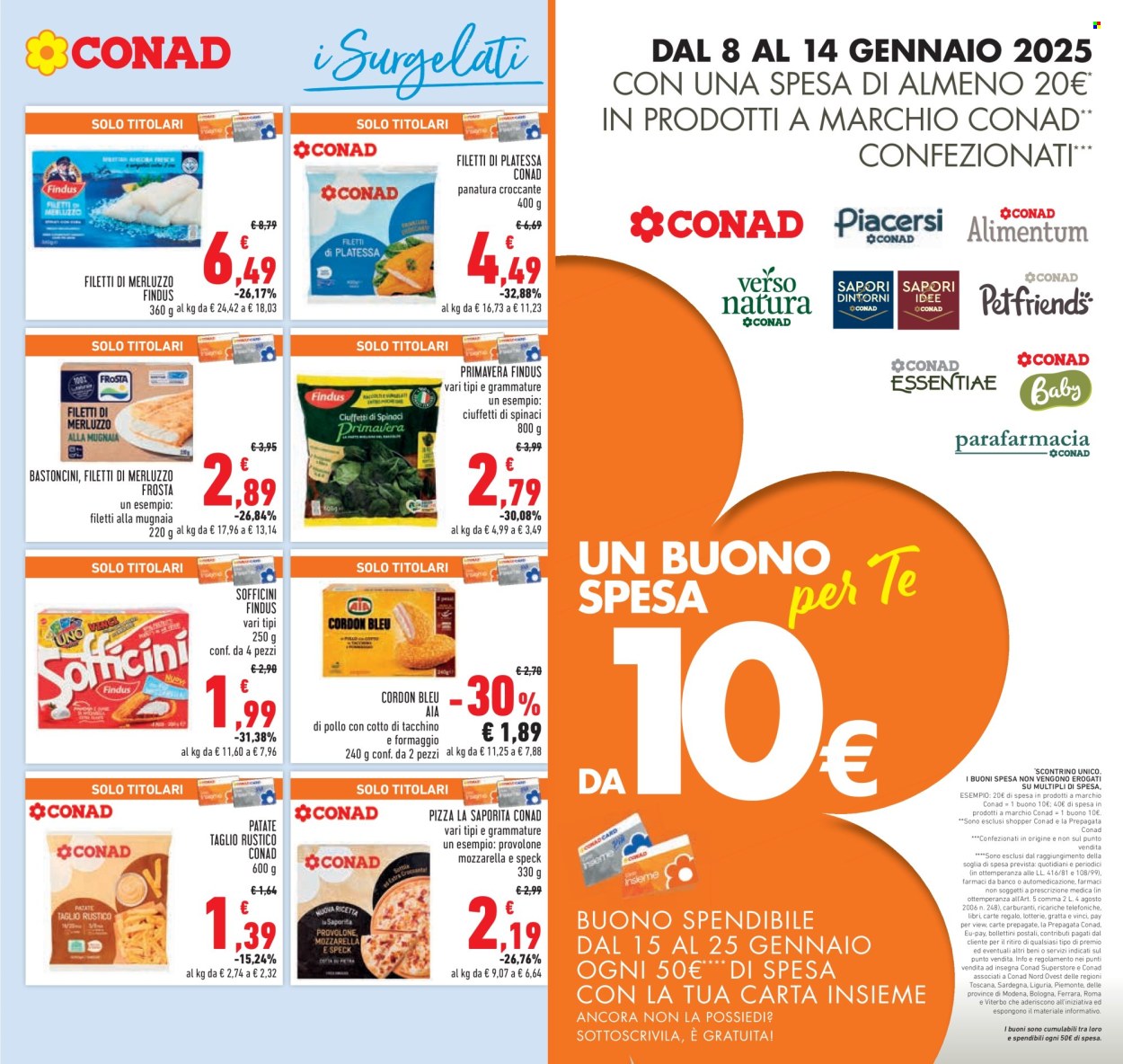 Volantino Conad - 3/1/2025 - 14/1/2025. Pagina 9