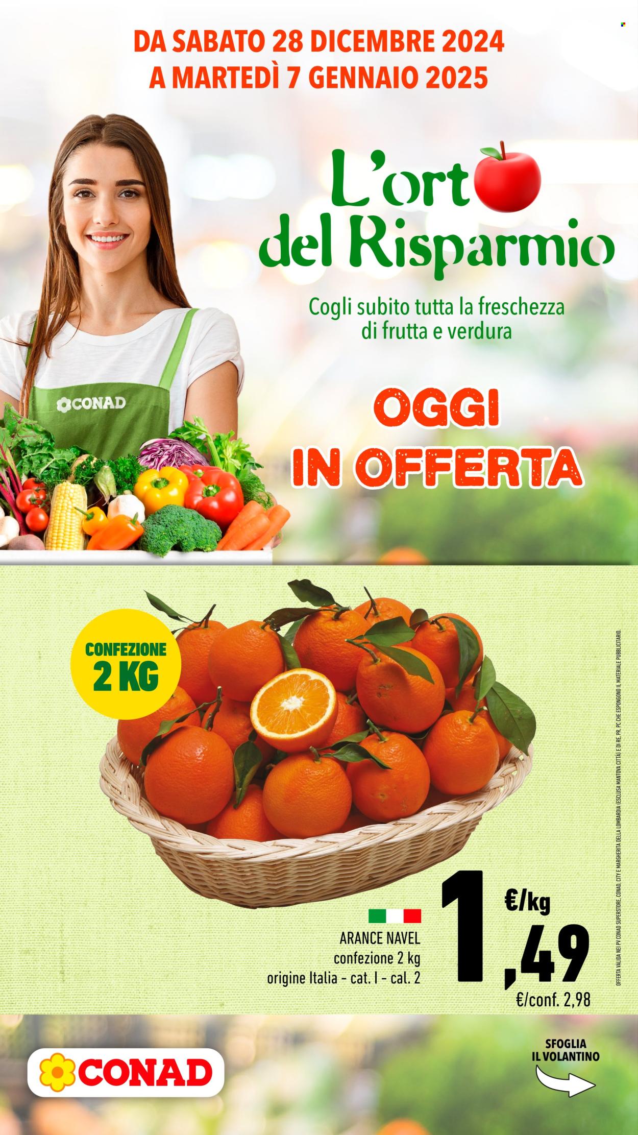 Leták Conad - 27.12.2024 - 7.1.2025. Strana 1