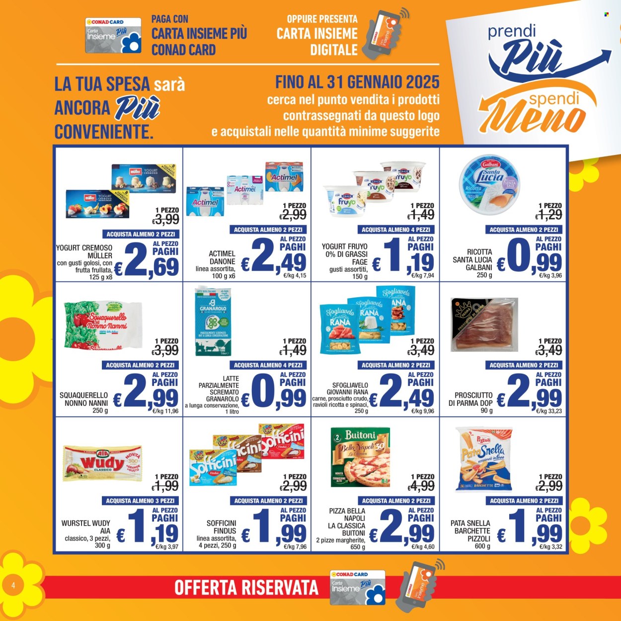 Volantino Spesa Facile Conad - 1/1/2025 - 31/1/2025. Pagina 4