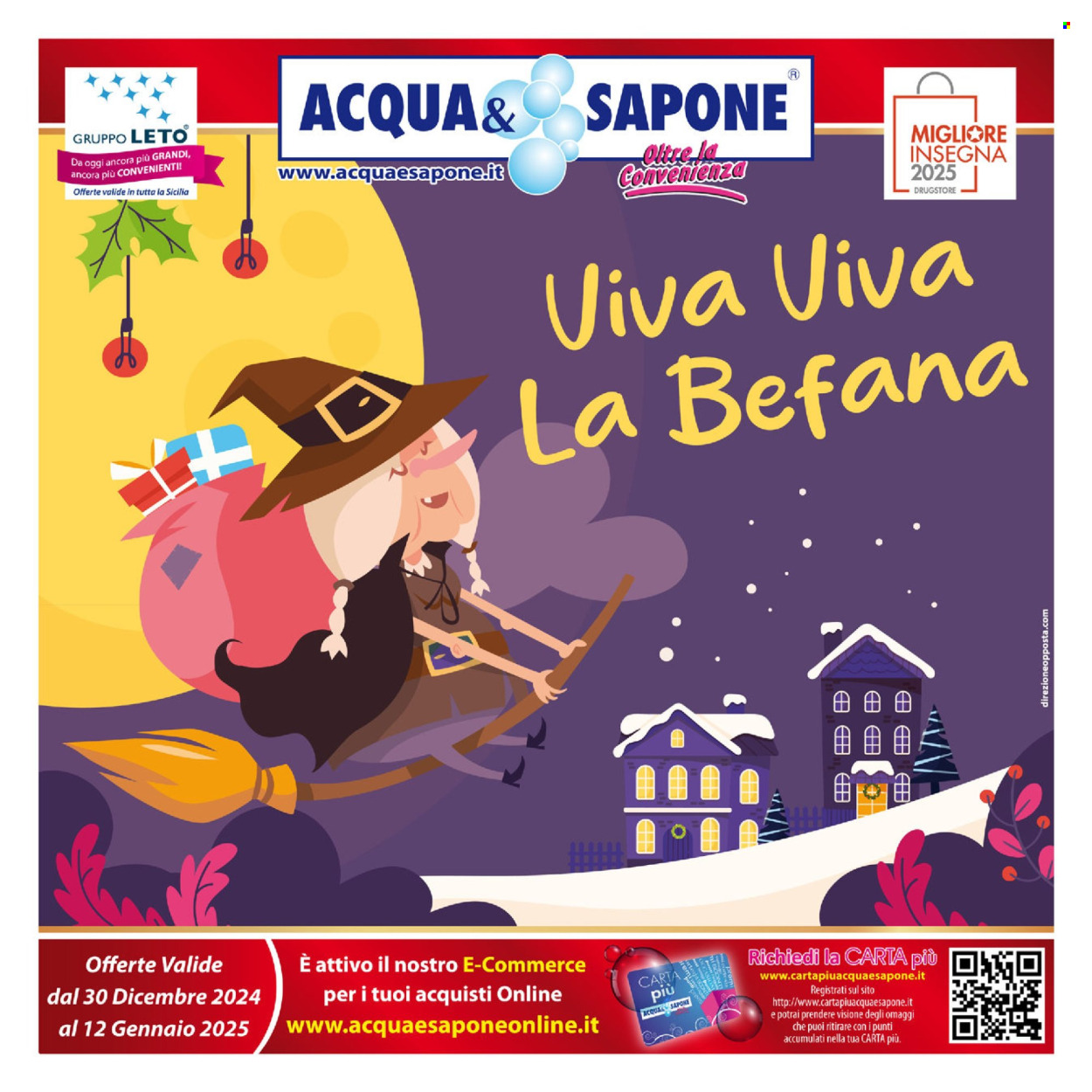 Volantino Acqua & Sapone - 30/12/2024 - 12/1/2025. Pagina 1