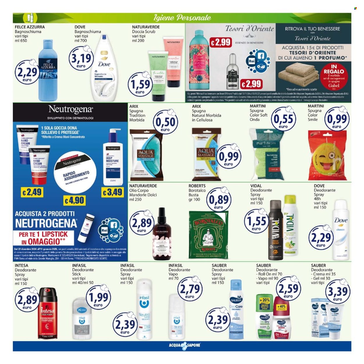 Leták Acqua & Sapone - 30.12.2024 - 12.1.2025. Strana 6