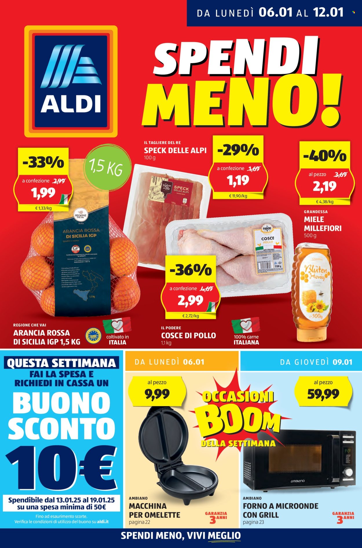 Leták Aldi - 6.1.2025 - 12.1.2025. Strana 1