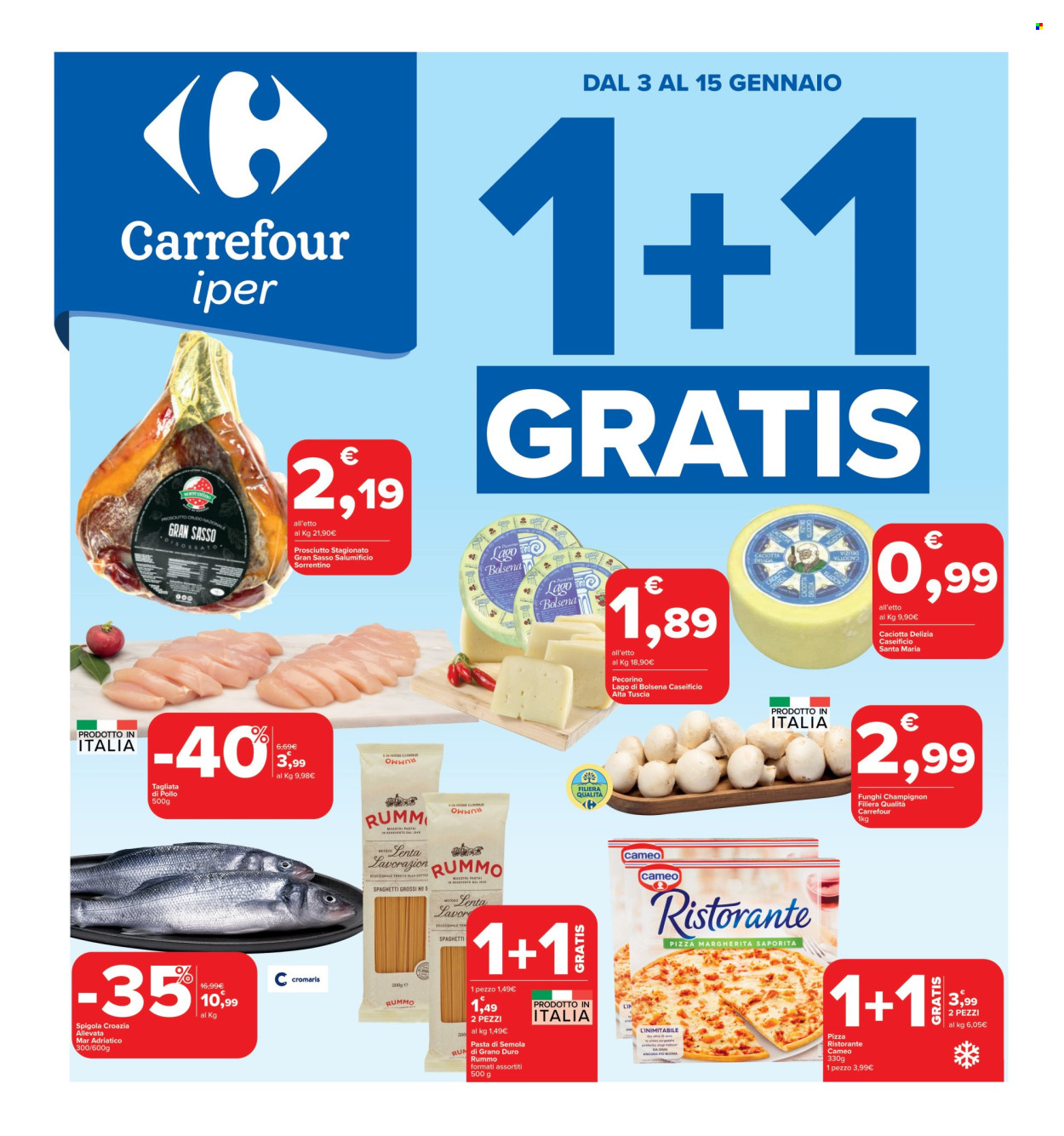 Leták Carrefour - 3.1.2025 - 15.1.2025. Strana 1