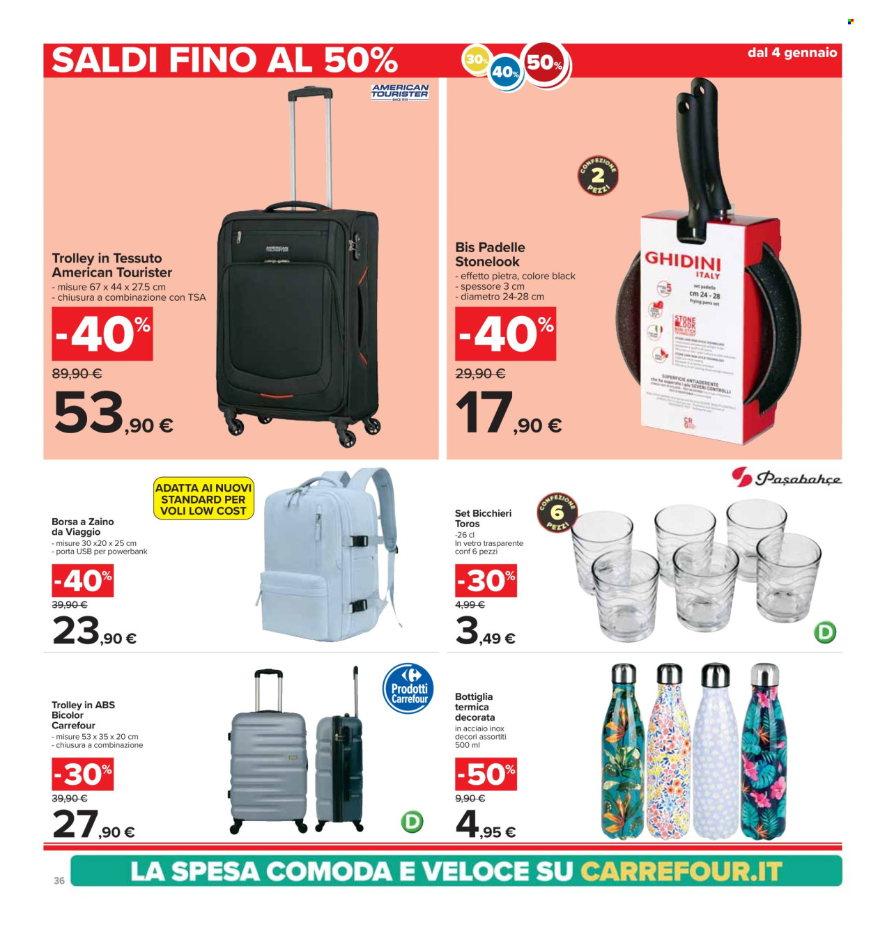 Volantino Carrefour - 3/1/2025 - 15/1/2025. Pagina 36