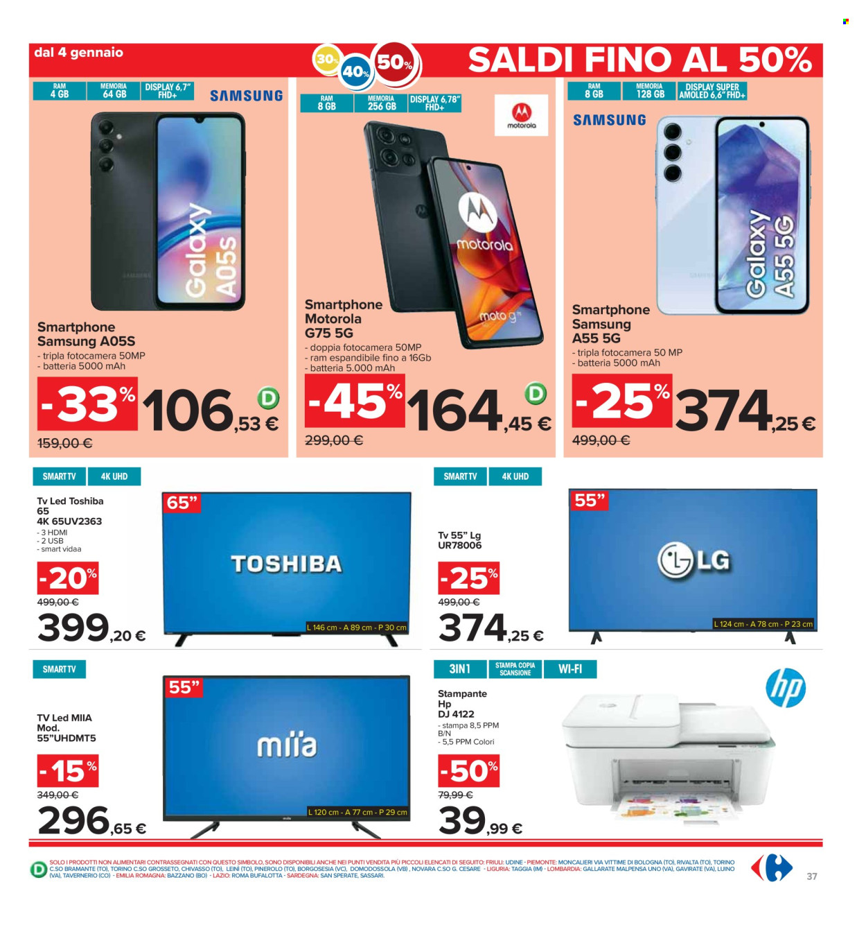 Volantino Carrefour - 3/1/2025 - 15/1/2025. Pagina 37