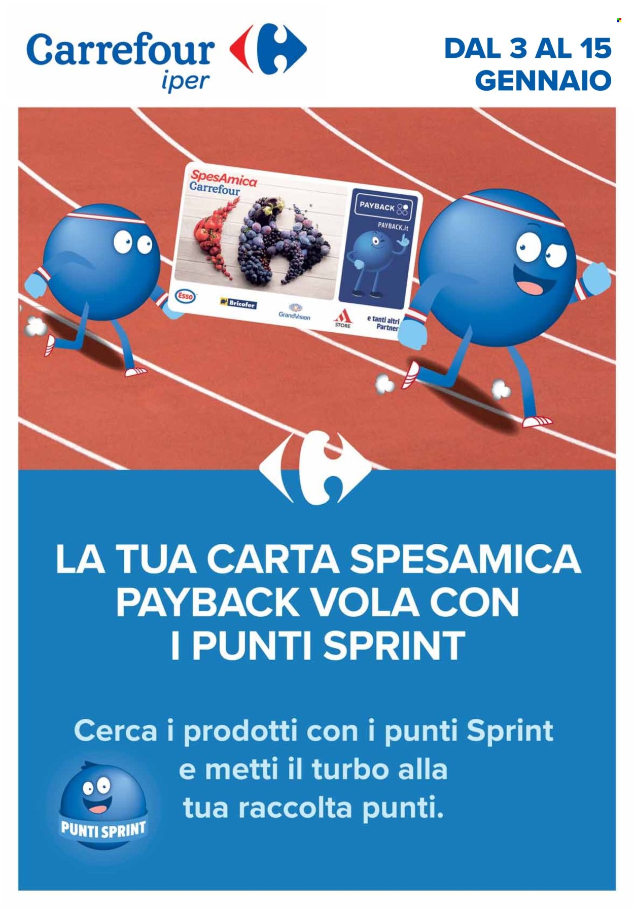 Volantino Carrefour - 3/1/2025 - 15/1/2025. Pagina 1