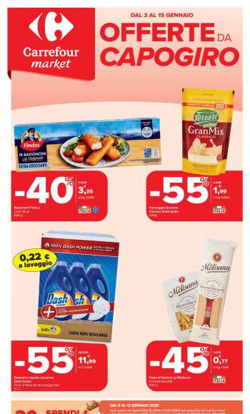 Volantino Carrefour - 3/1/2025 - 15/1/2025.