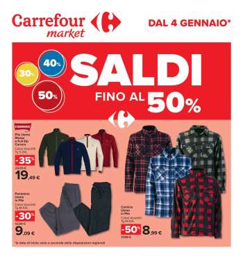 Volantino Carrefour - 4/1/2025 - 1/2/2025.