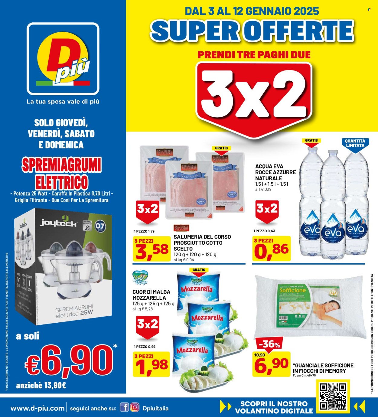 Leták Dpiù - 3.1.2025 - 12.1.2025. Strana 1