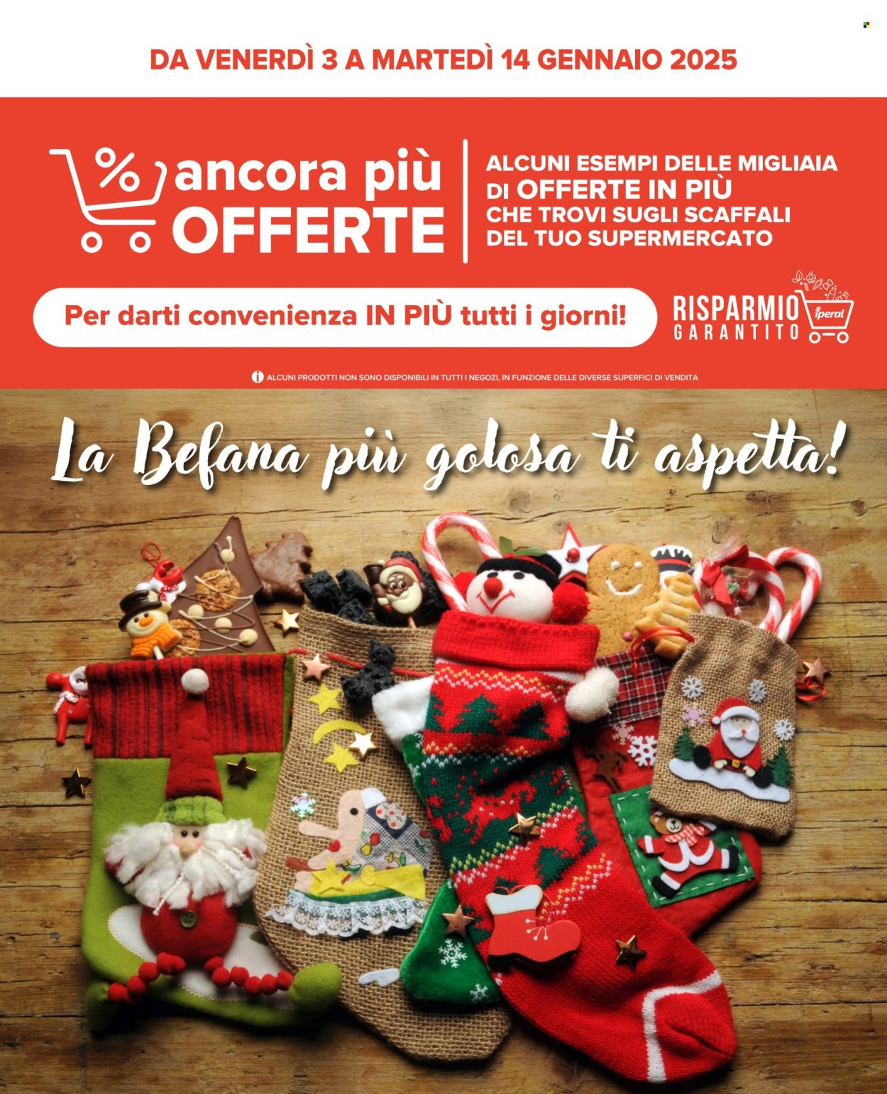 Volantino Iperal - 3/1/2025 - 14/1/2025. Pagina 1